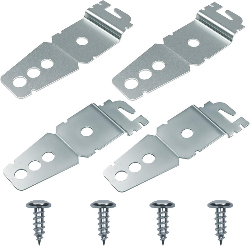 MCSDFN 4 Pack 8269145 Dishwasher Mounting Brackets with Screws, Undercounter Dishwasher Bracket Universal Dishwasher Replacement Parts & Accessories - Image 1